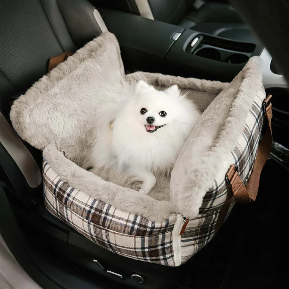 3 en 1 Siège auto pour chien en peluche et chaud - Cruiser d'hiver - Image 11