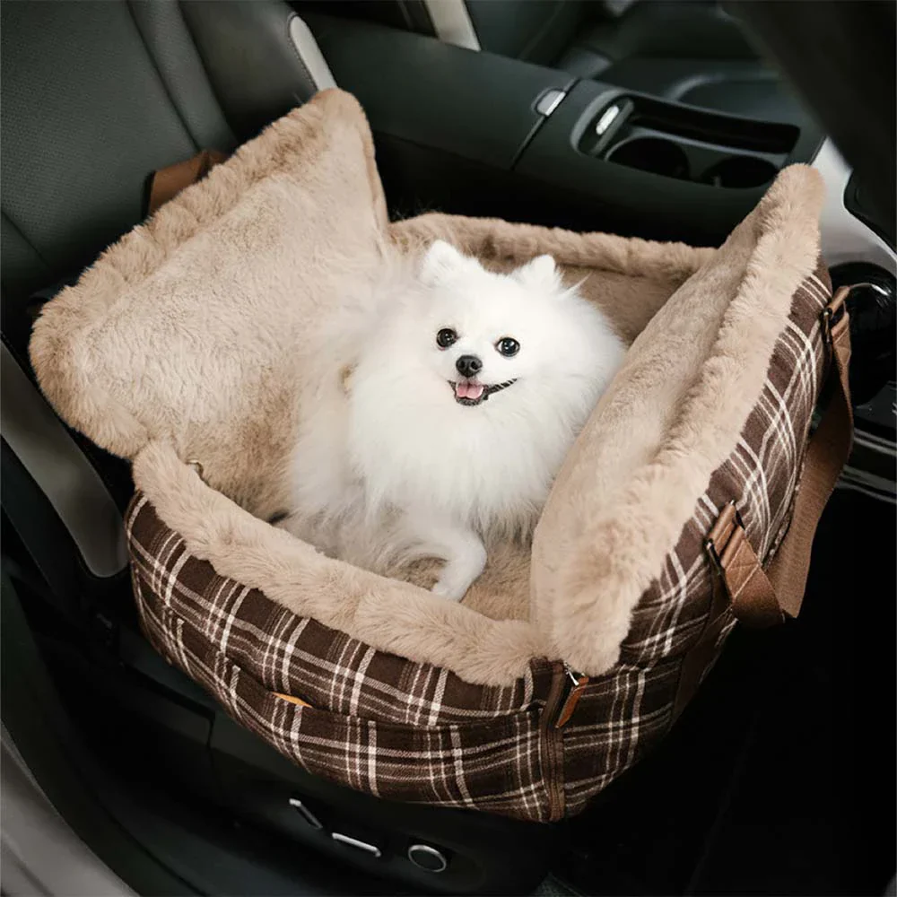 3 en 1 Siège auto pour chien en peluche et chaud - Cruiser d'hiver - Image 13