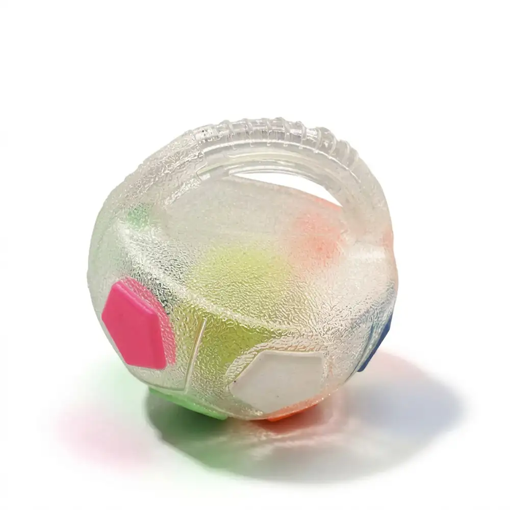 Balle de soccer pour chien avec poignée, jouet de mastication flottant - Image 3