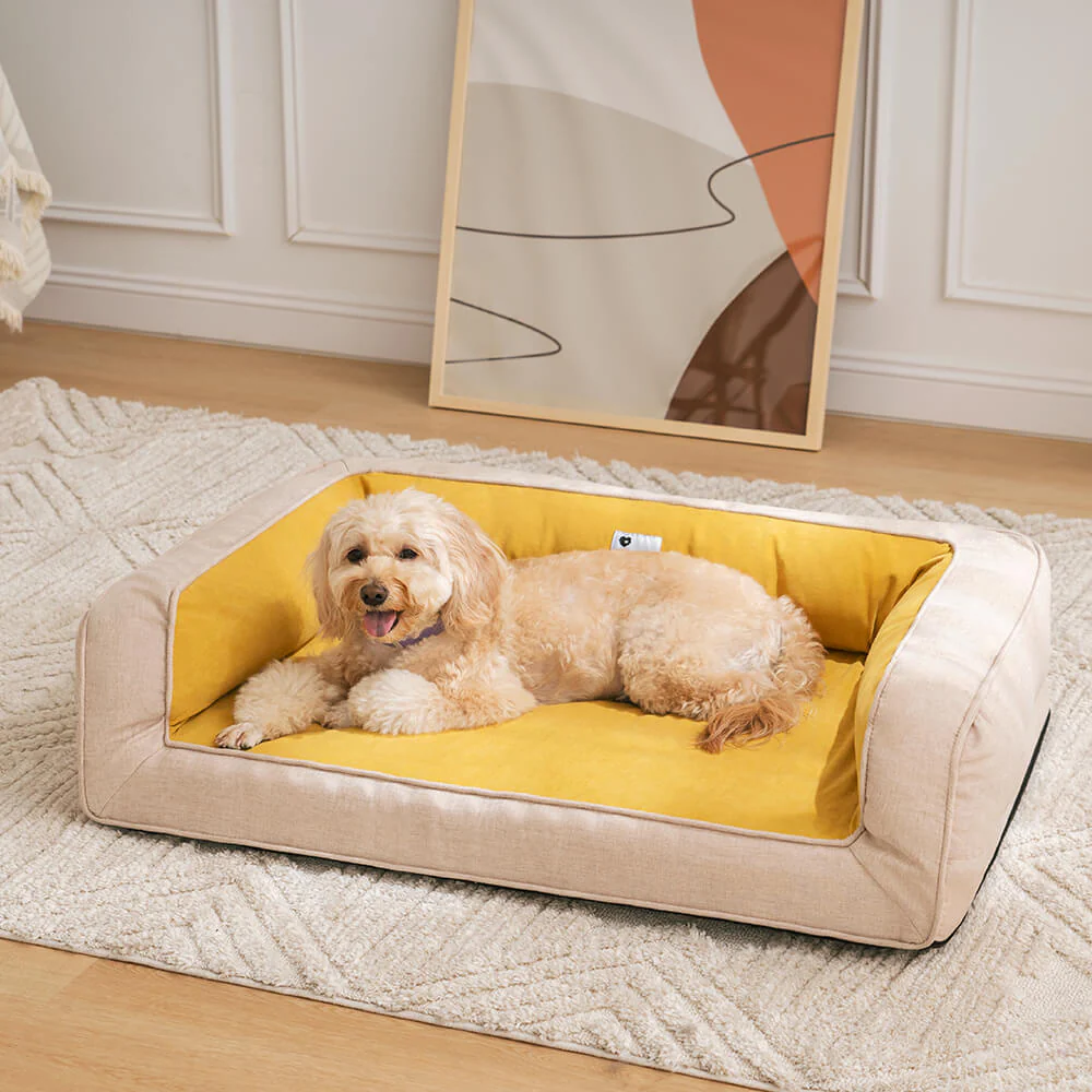 Canapé-lit orthopédique confortable pour chien à soutien complet - Image 10