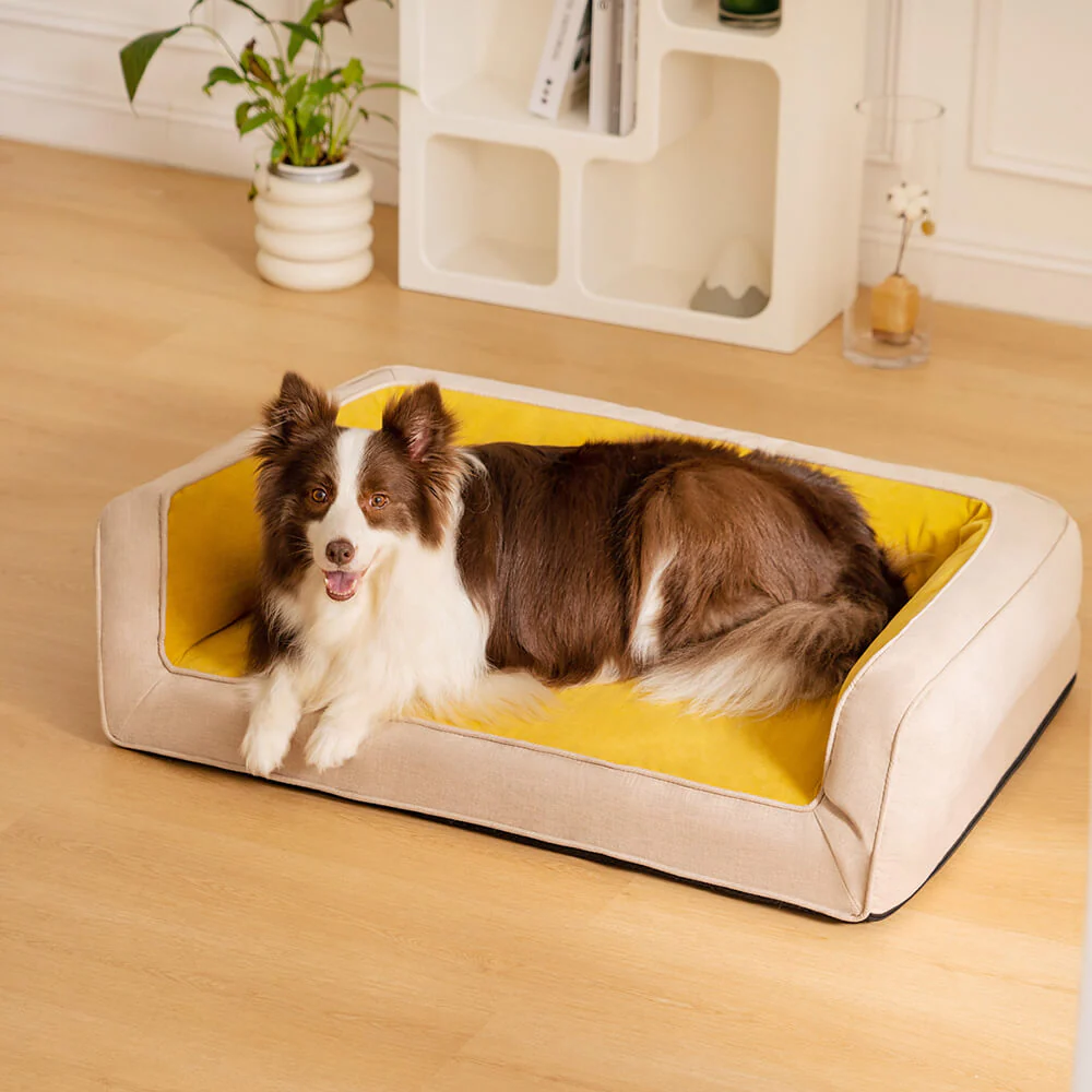 Canapé-lit orthopédique confortable pour chien à soutien complet - Image 12