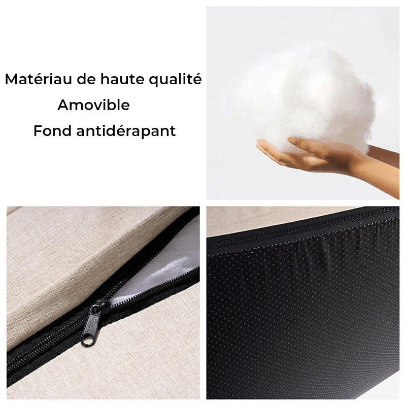 Canapé-lit orthopédique confortable pour chien à soutien complet - Image 5