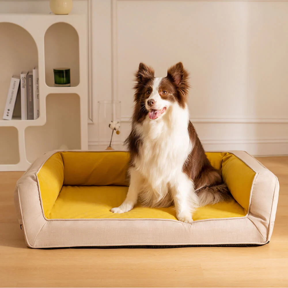 Canapé-lit orthopédique confortable pour chien à soutien complet - Image 8