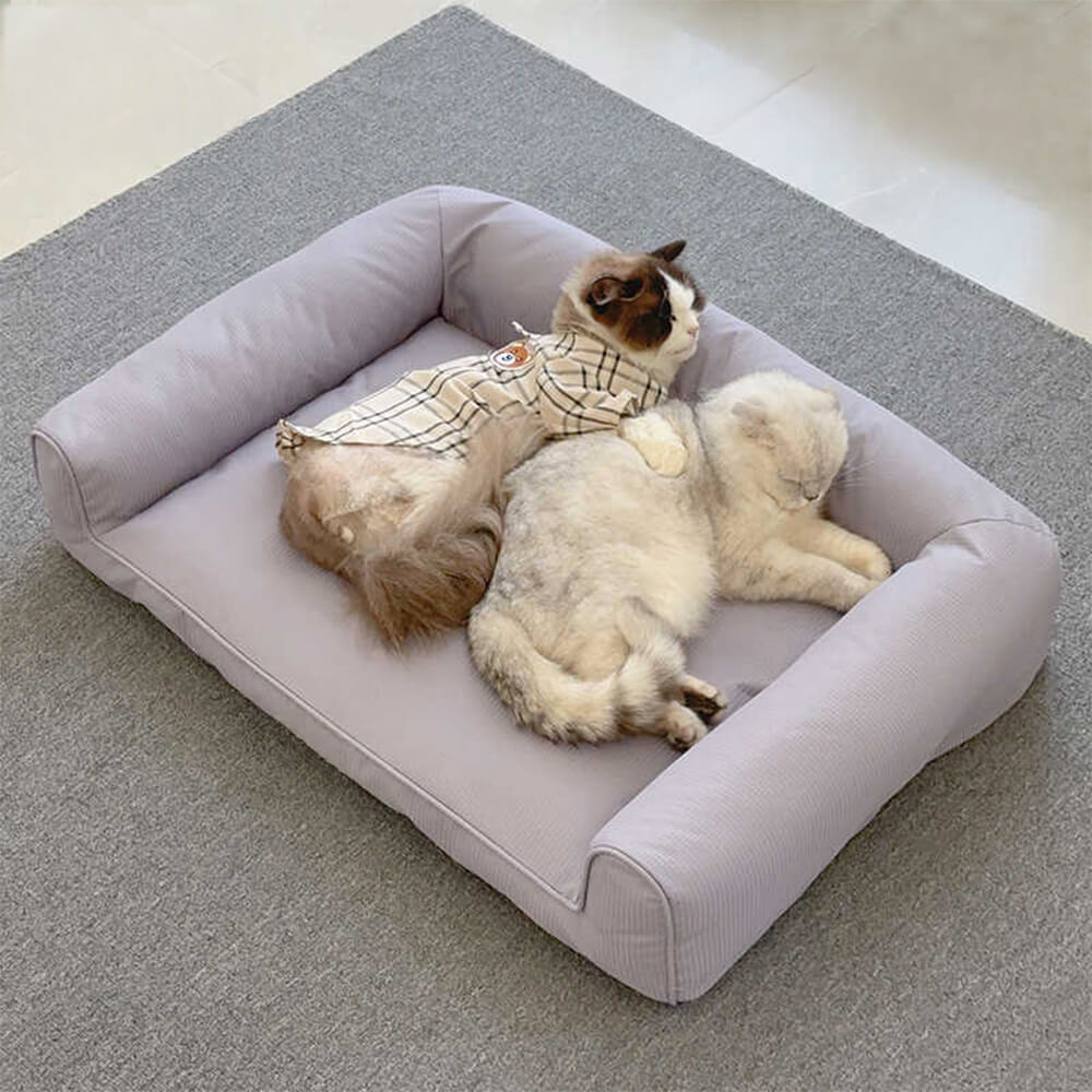 Canapé pour chien avec coussin amovible et lavable en Oxford imperméable - Image 6