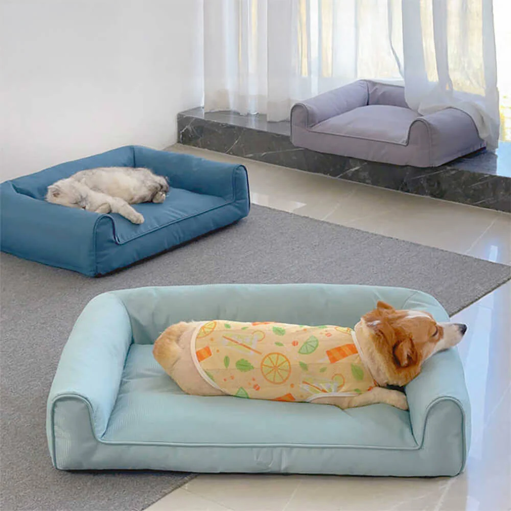 Canapé pour chien avec coussin amovible et lavable en Oxford imperméable - Image 7
