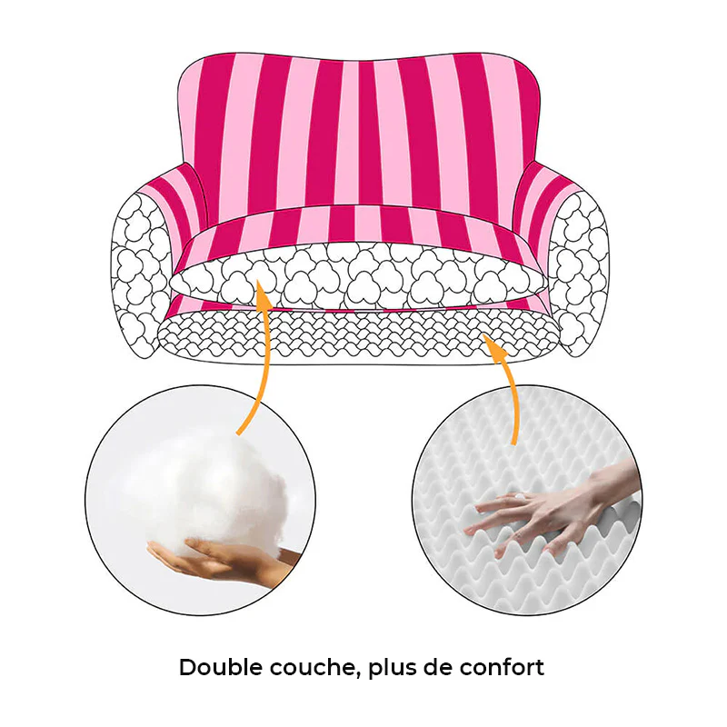 Canapé-lit rayé tendance en fausse laine d'agneau double couche pour animaux de compagnie - Image 4
