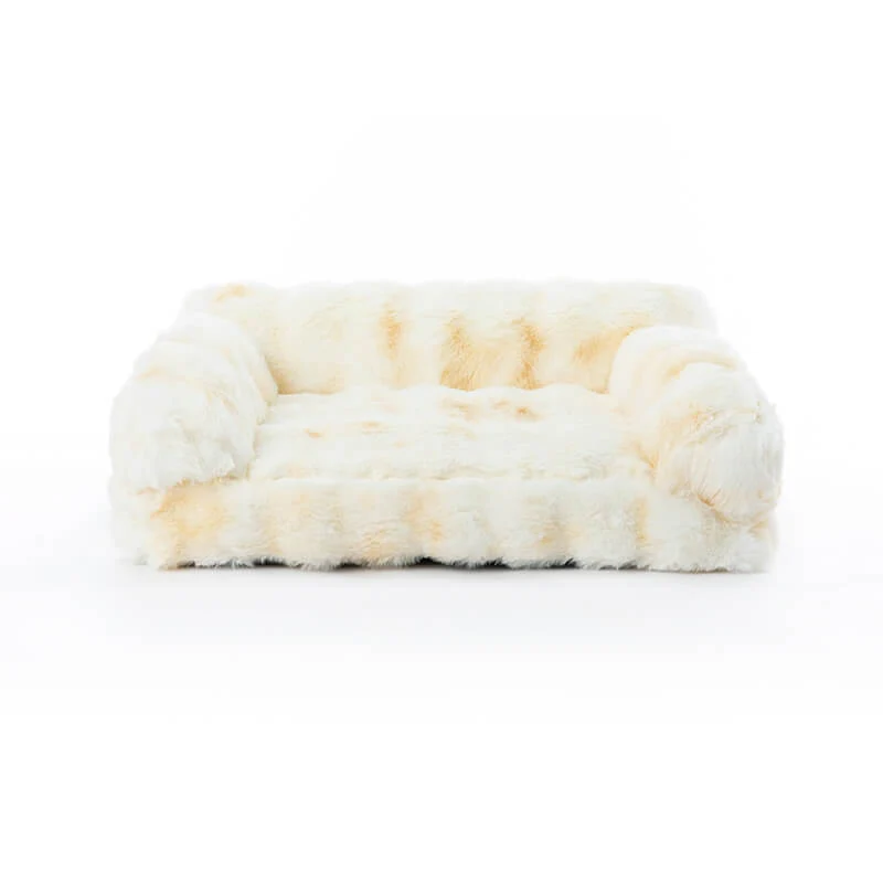 Canapé pour chat en peluche épaisse et douillette apaisante - Image 3