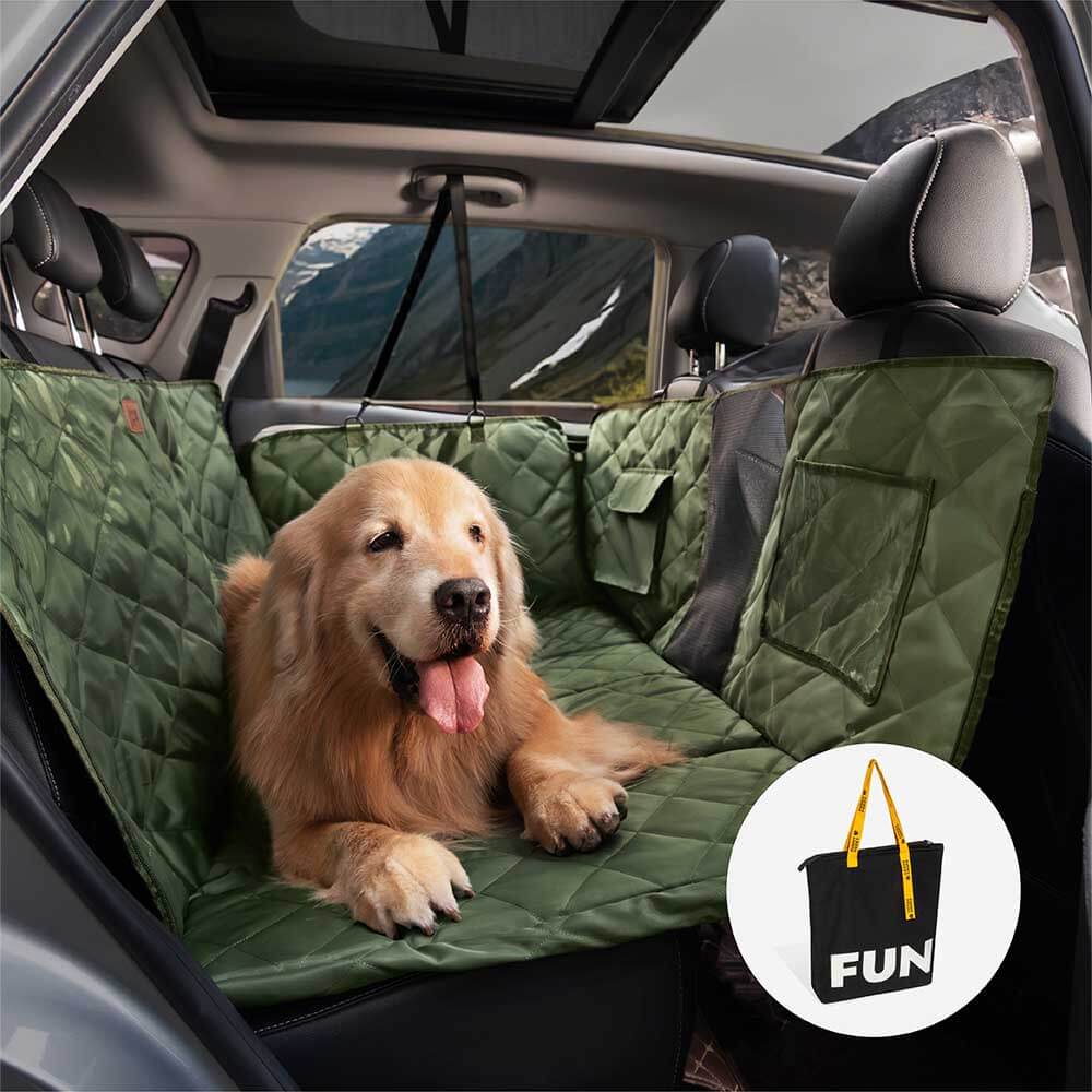 Protection voiture Siège arrière pour chien extra-large - Idéal pour le voyage et le camping - Image 10
