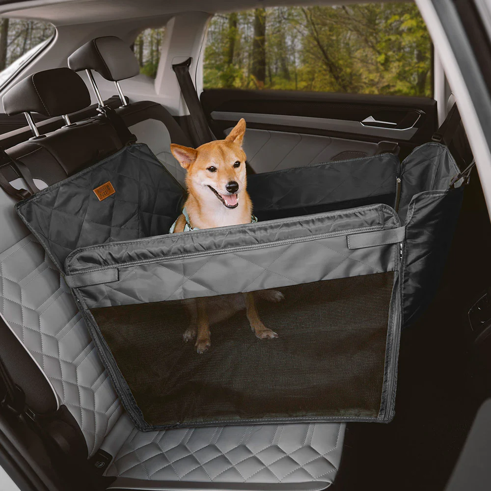 Protection voiture Siège arrière pour chien extra-large - Idéal pour le voyage et le camping - Image 11