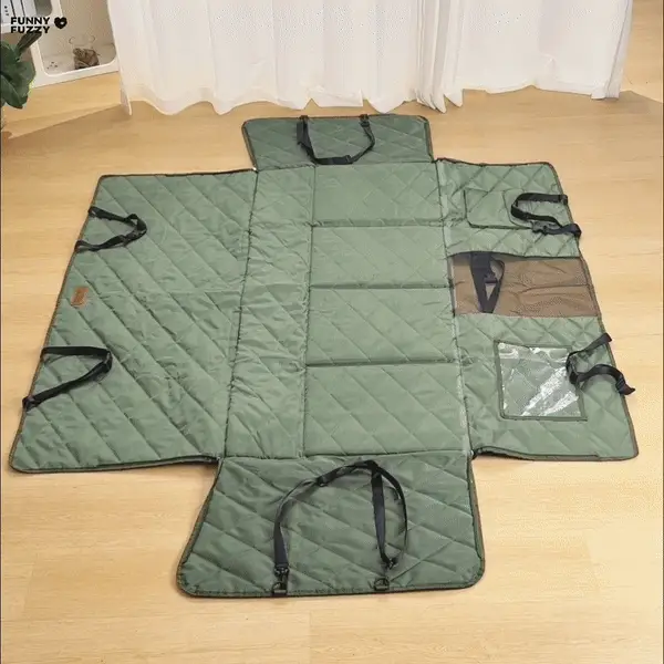 Protection voiture Siège arrière pour chien extra-large - Idéal pour le voyage et le camping - Image 16