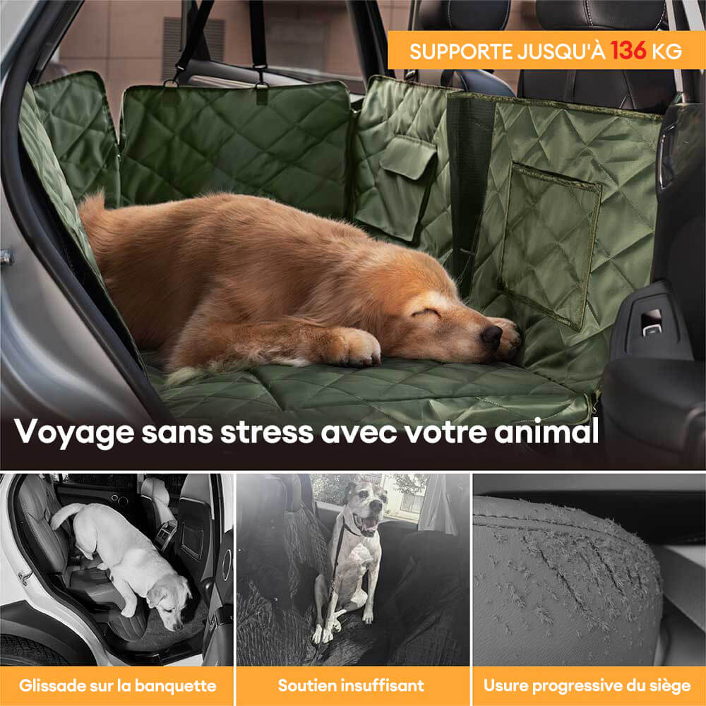 Protection voiture Siège arrière pour chien extra-large - Idéal pour le voyage et le camping - Image 5