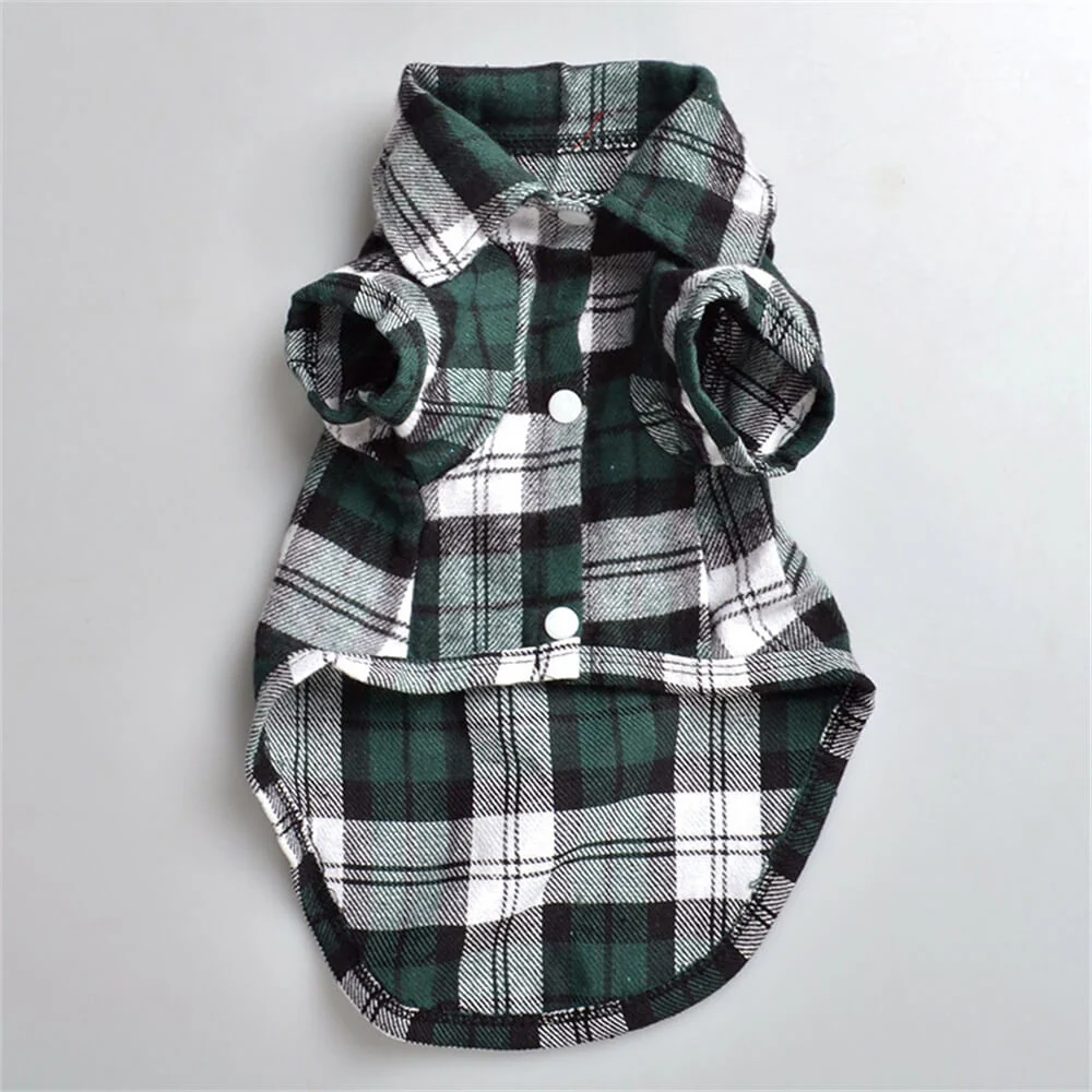 Chemise à carreaux classique pour chien - Confortable et élégante pour toutes les occasions - Image 5