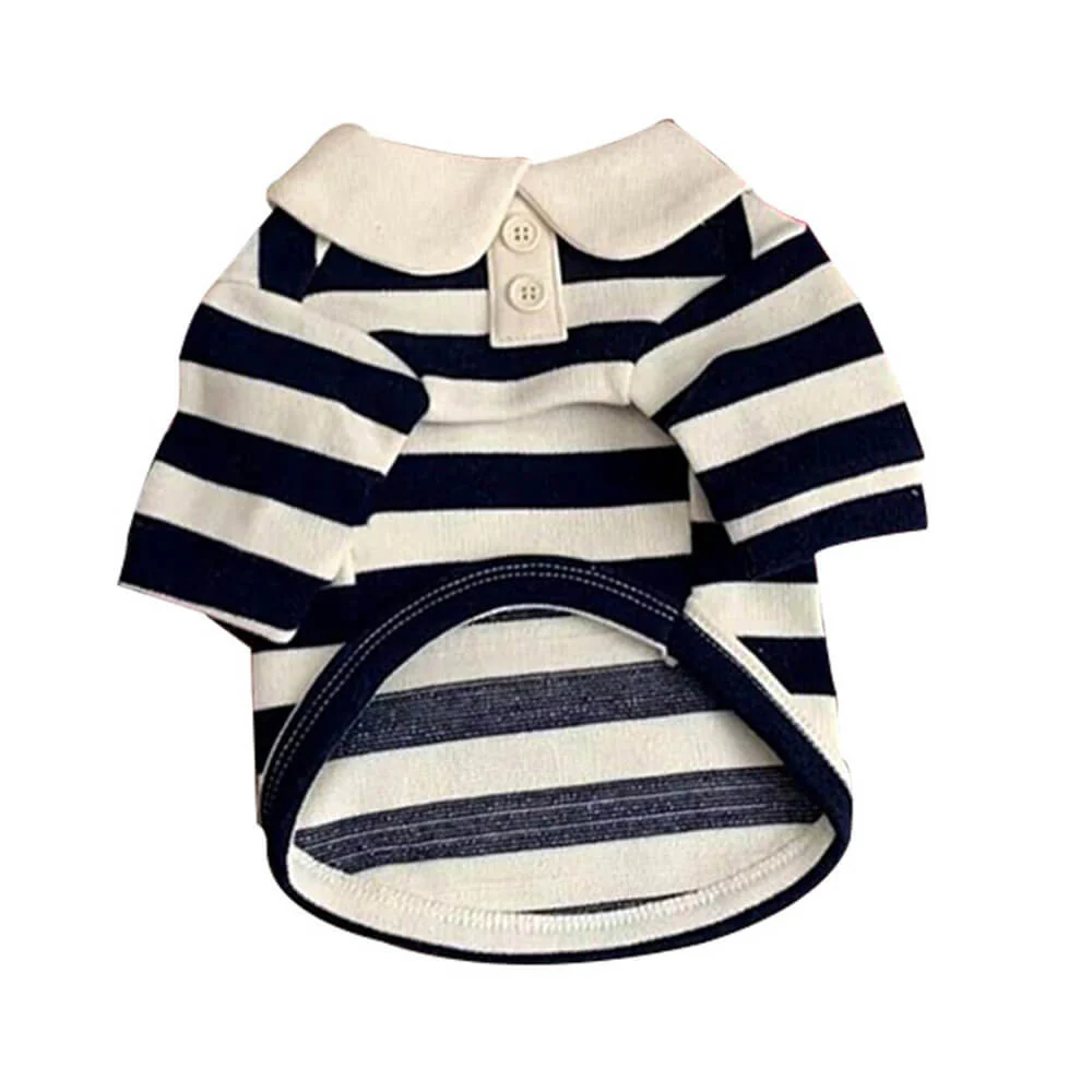 Chemises Polo Rayées Classiques pour Chiens - Image 10