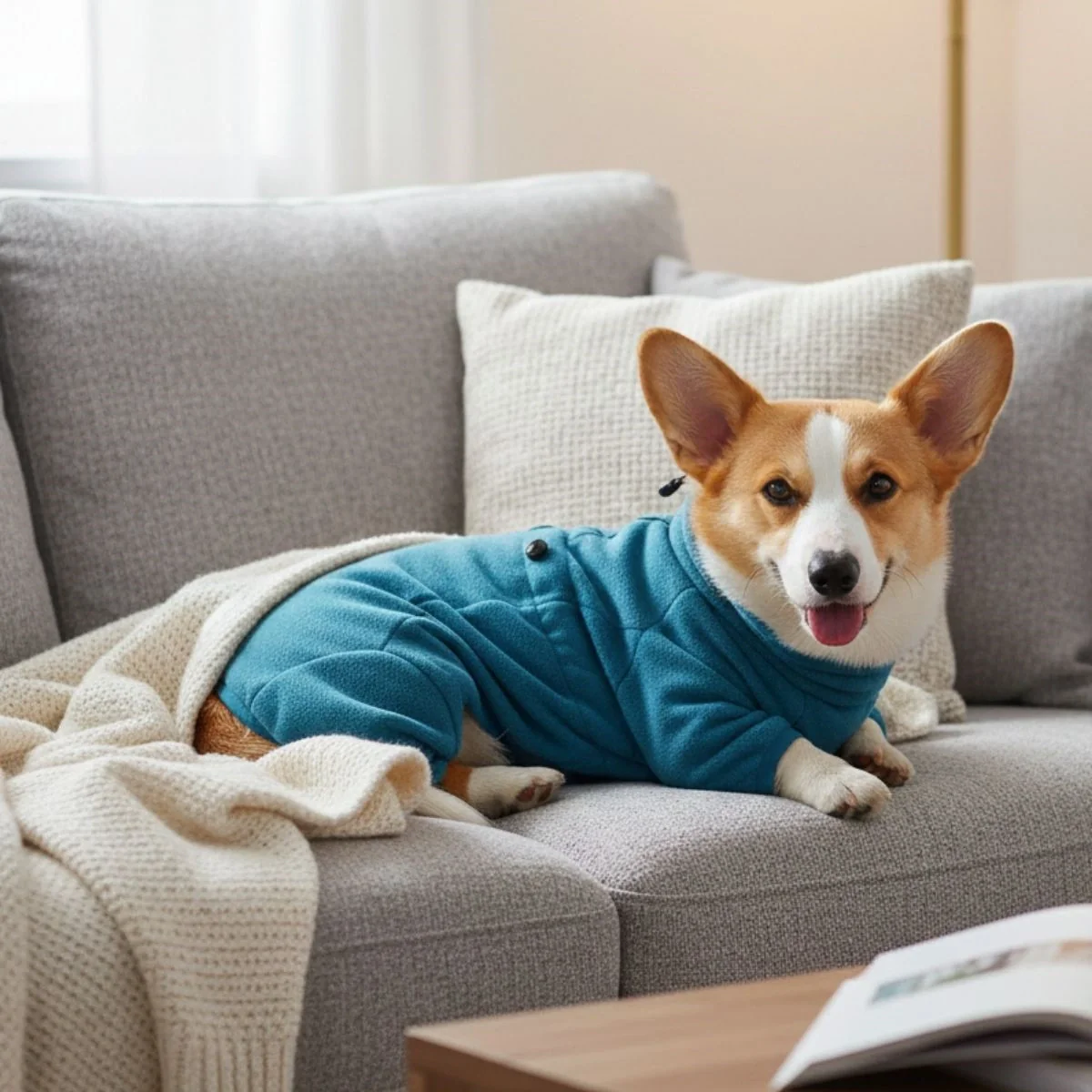 Combinaison polaire pour chien – Chaleur confortable et intégrale pour temps froid - Image 3
