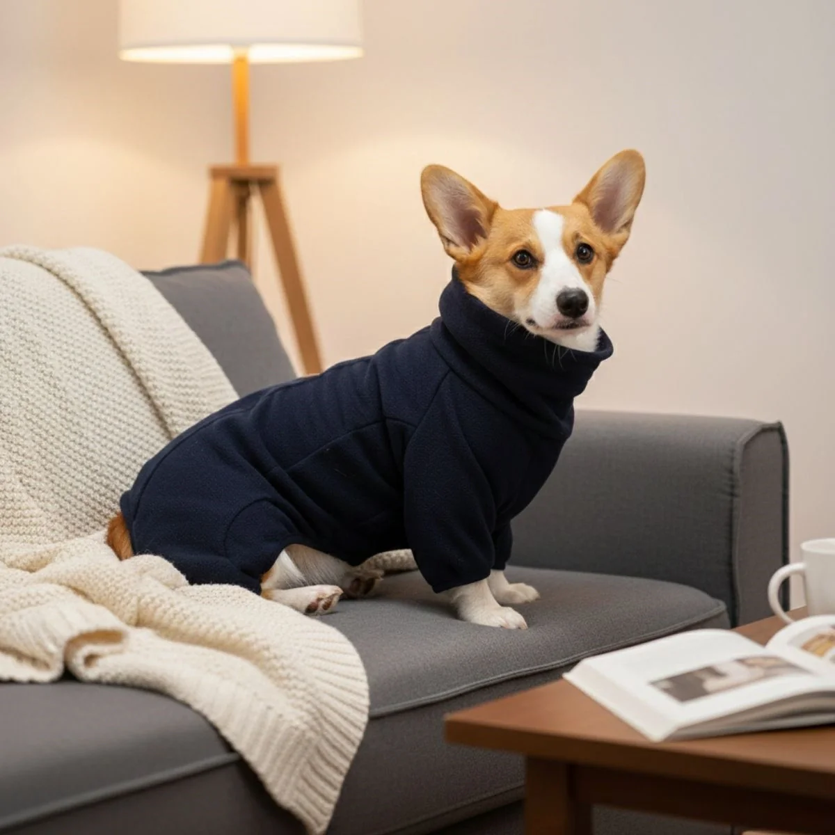Combinaison polaire pour chien – Chaleur confortable et intégrale pour temps froid - Image 6