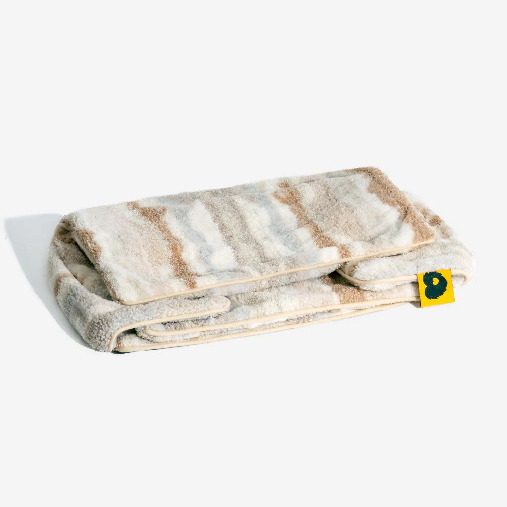 Couverture du Lit - Rayée Fausse Laine d'agneau Double Couche pour Animaux de Compagnie - Image 5