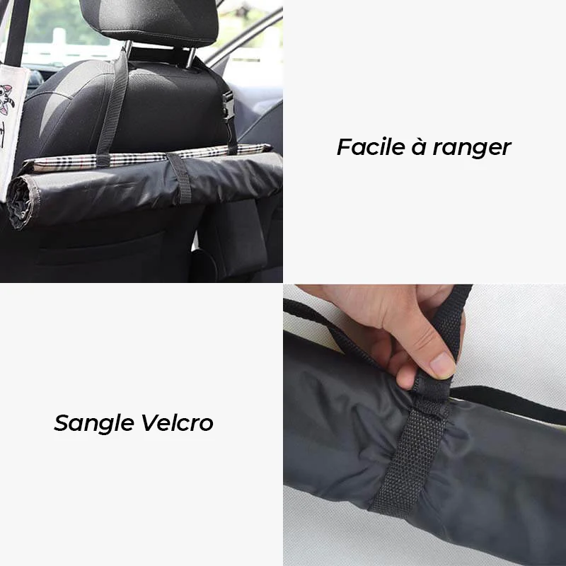 Couverture de Siège Voiture Chien Épaissie et Imperméable Pliable - Image 4