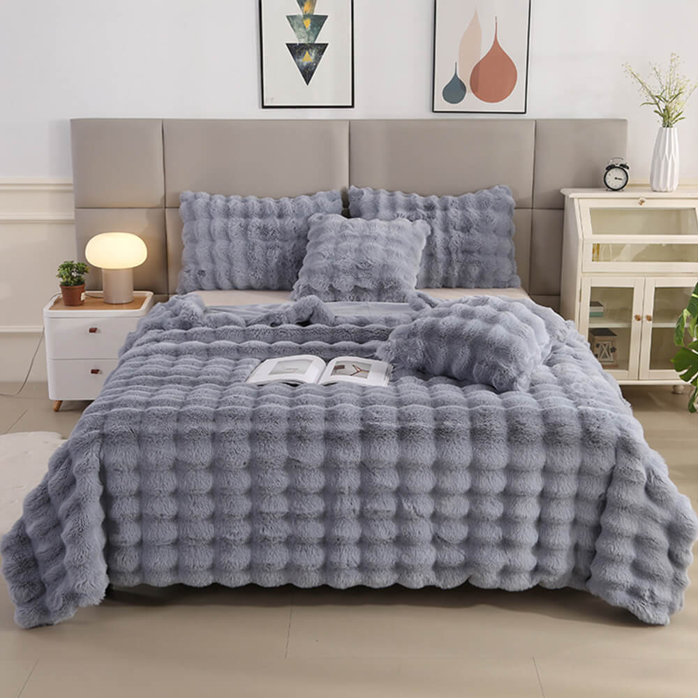 Couverture en Faux Pelage d'Agneau Premium à Double Couche Épaissie Housse de matelas - Image 13