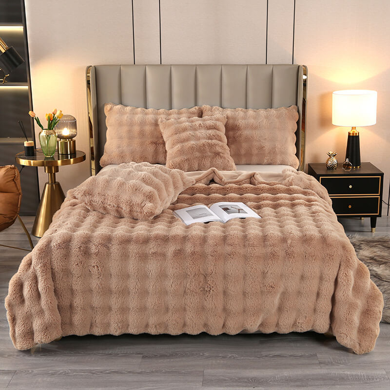 Couverture en Faux Pelage d'Agneau Premium à Double Couche Épaissie Housse de matelas - Image 15