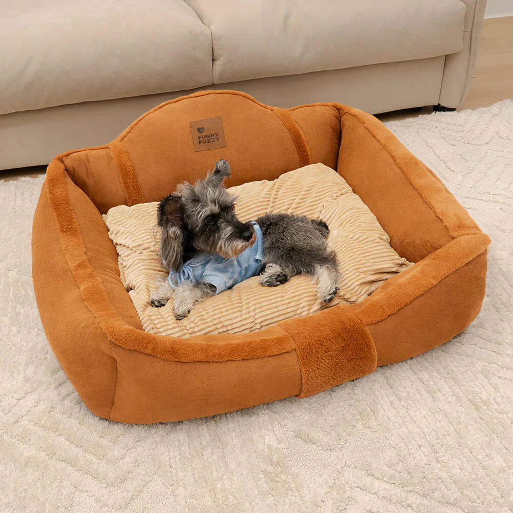 Grand canapé-lit vintage confortable et apaisant pour chien - Image 13