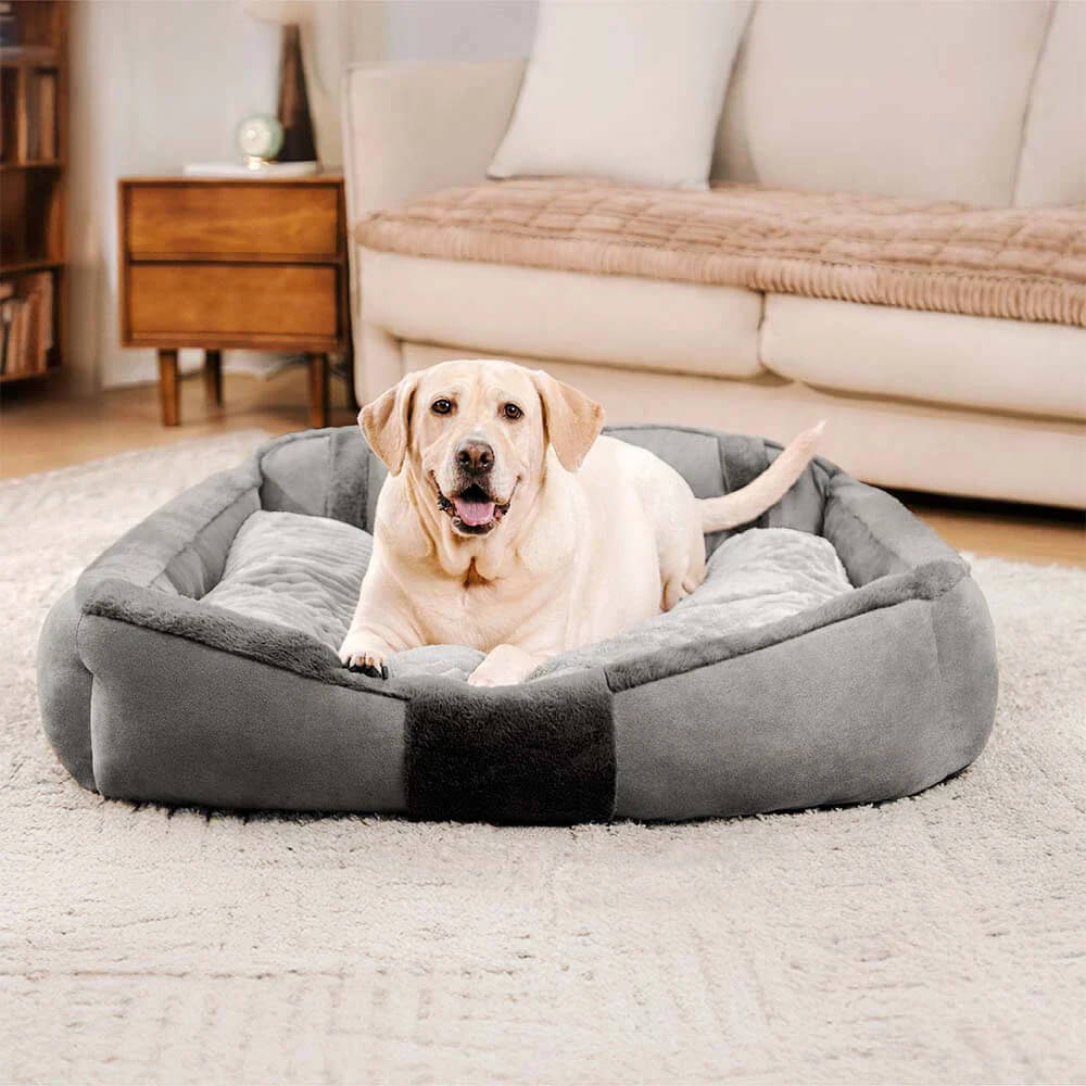 Grand canapé-lit vintage confortable et apaisant pour chien - Image 14
