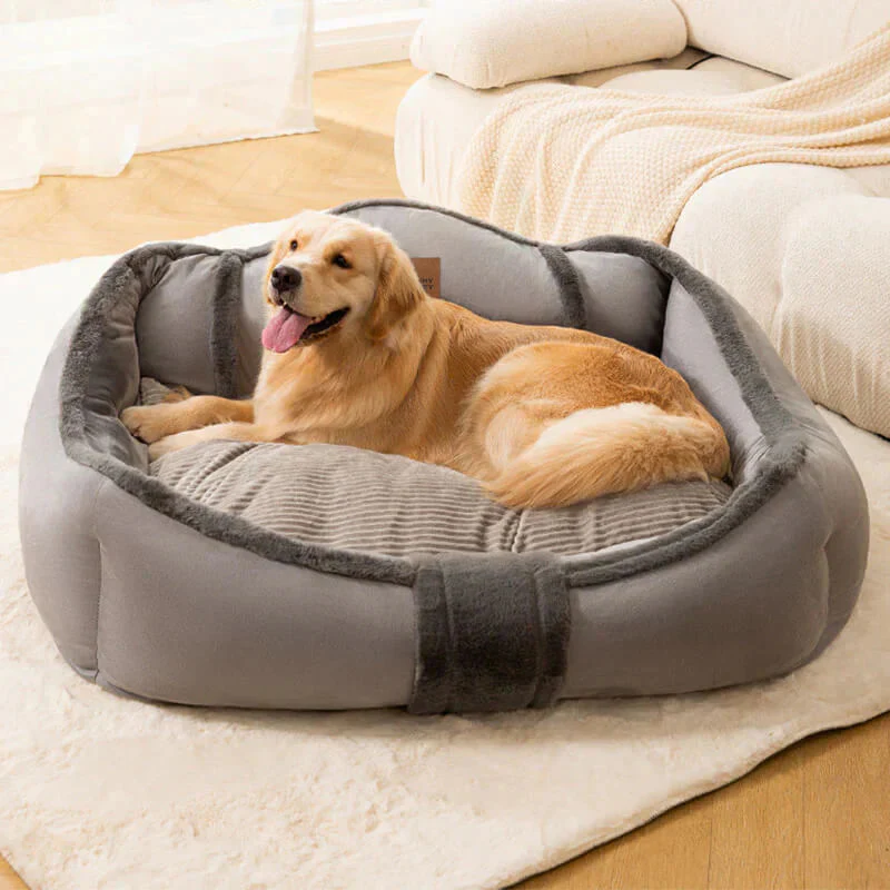 Grand canapé-lit vintage confortable et apaisant pour chien - Image 15