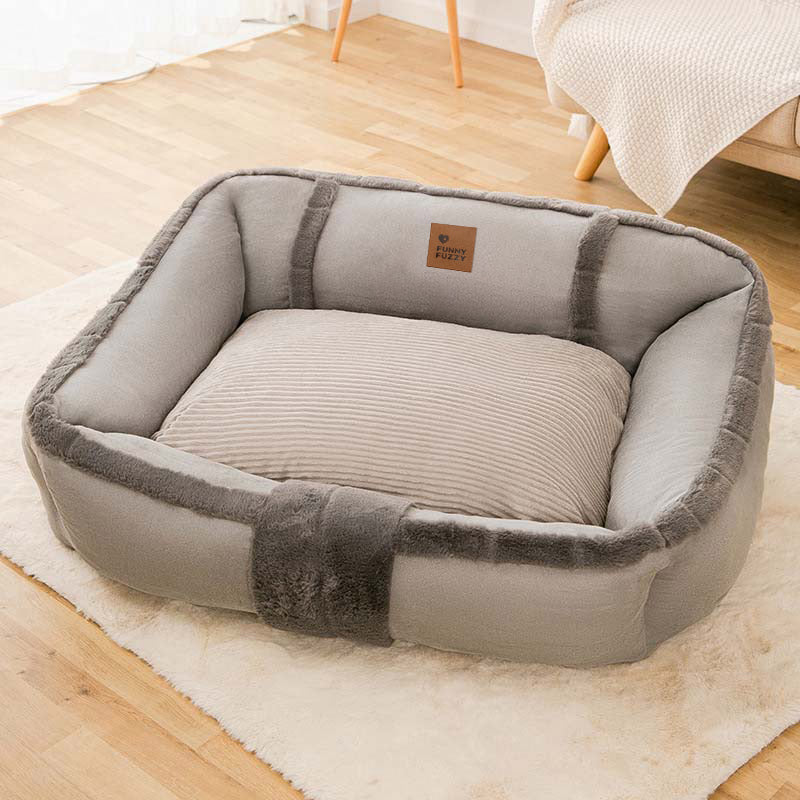 Grand canapé-lit vintage confortable et apaisant pour chien - Image 16