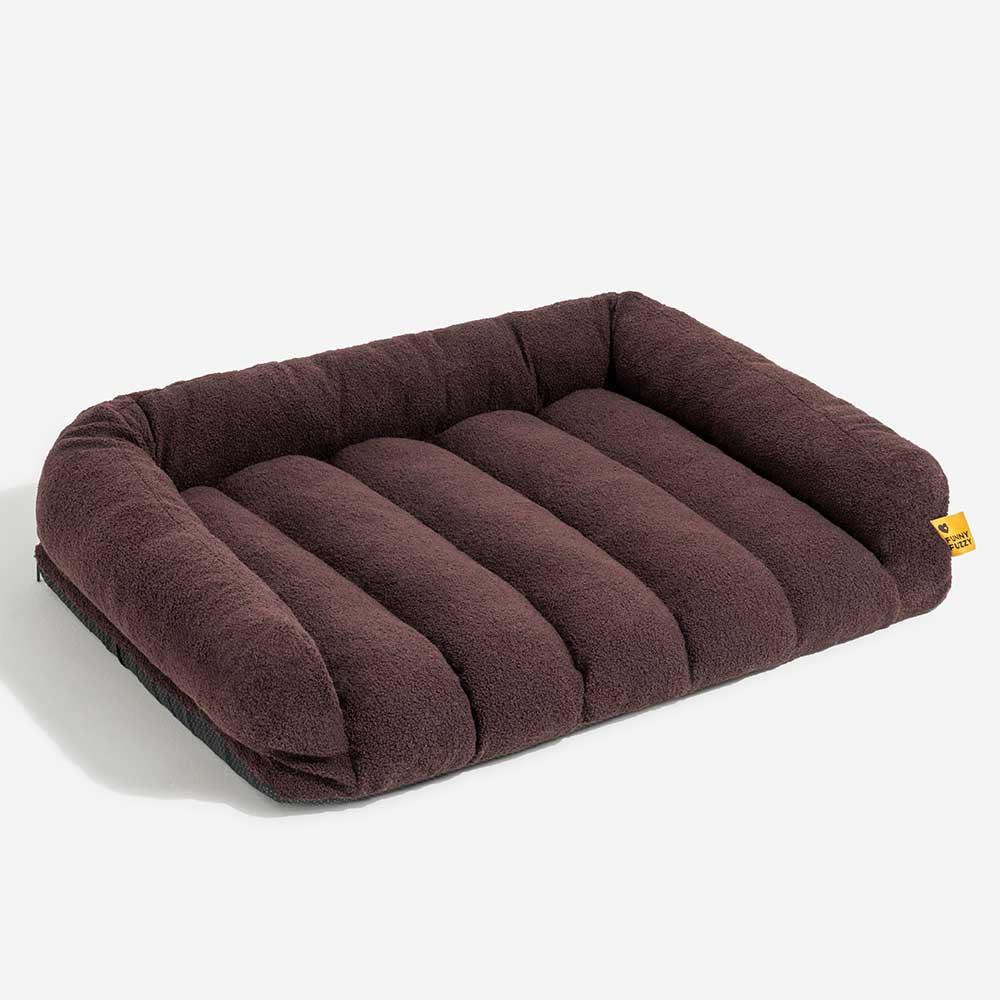 Grand coussin orthopédique pour chat avec appui-tête doux et confortable - Lit Napper Nuageux - Image 10