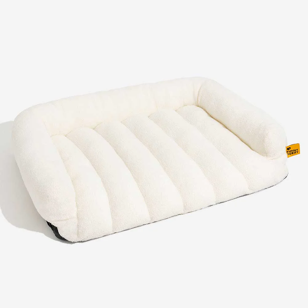 Grand coussin orthopédique pour chat avec appui-tête doux et confortable - Lit Napper Nuageux - Image 8