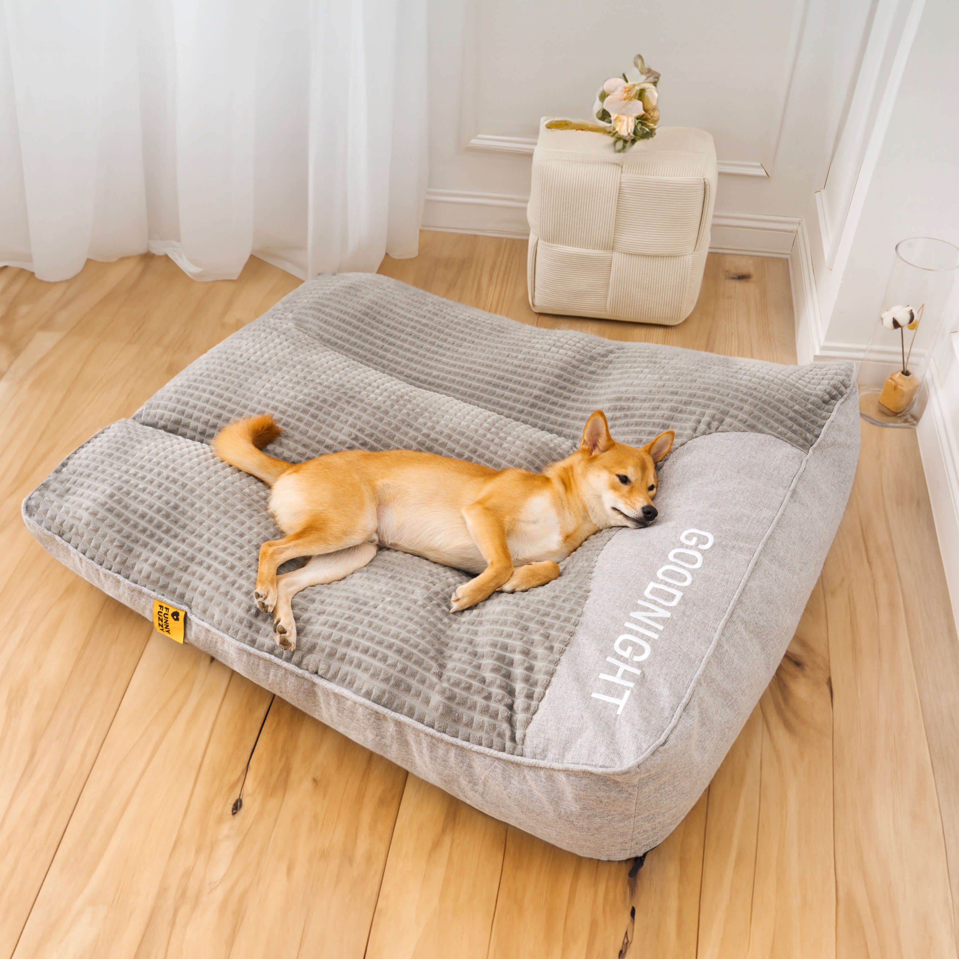 Grand lit épais et anti-rayures pour chien avec protection de la colonne vertébrale - Image 11