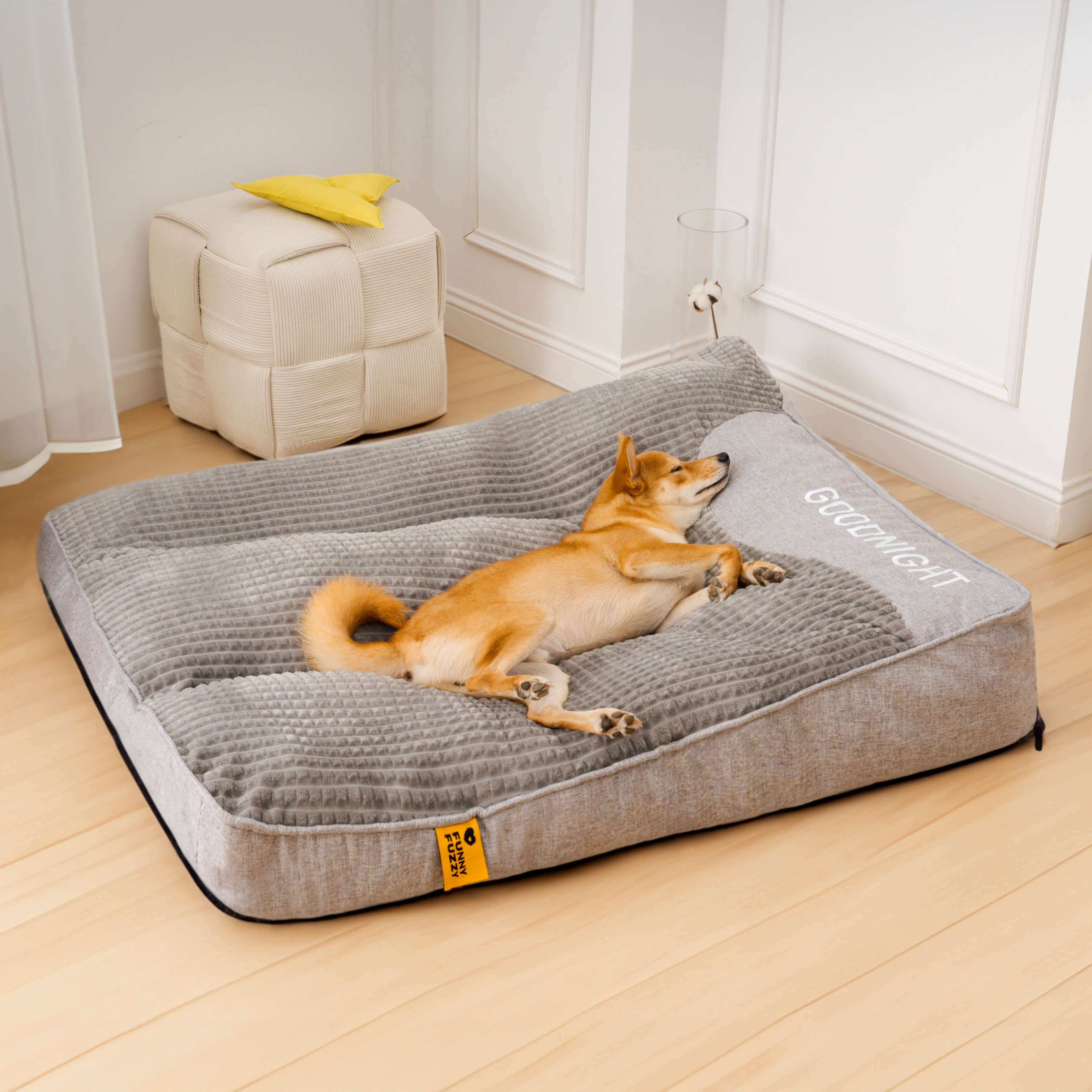 Grand lit épais et anti-rayures pour chien avec protection de la colonne vertébrale - Image 12