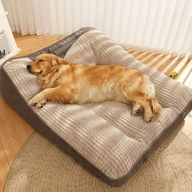 Grand lit épais et anti-rayures pour chien avec protection de la colonne vertébrale - Image 8