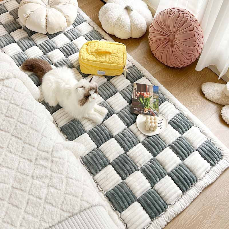 Grand tapis et couverture de canapé à carreaux pour animaux de compagnie - Image 12