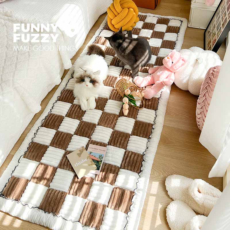 Grand tapis et couverture de canapé à carreaux pour animaux de compagnie - Image 13
