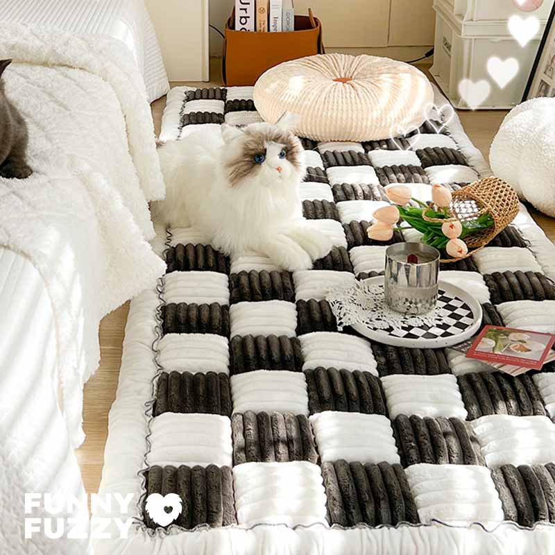 Grand tapis et couverture de canapé à carreaux pour animaux de compagnie - Image 16