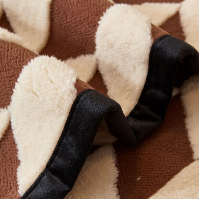 Housse de canapé antidérapante en peluche à motif de diamant moderne - Image 7