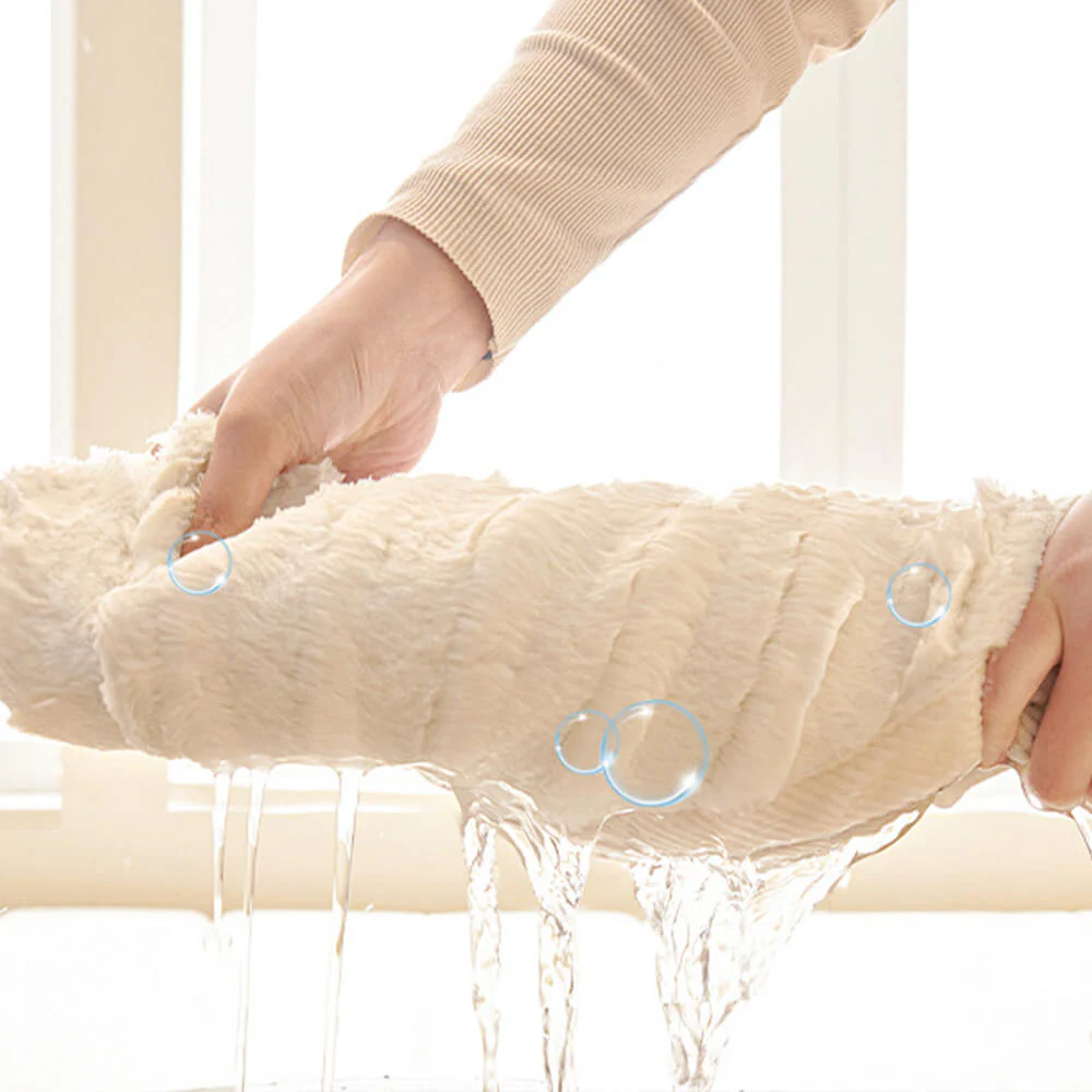 Housse de canapé antidérapante en peluche à texture ondulée douce - Image 16