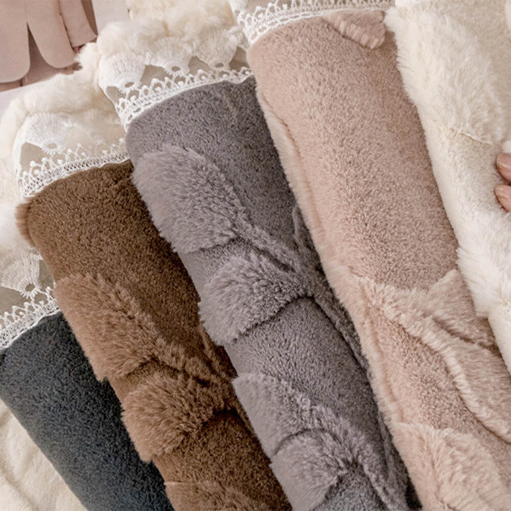 Housse de canapé antidérapante en peluche décorative élégante en jacquard de branche - Image 8