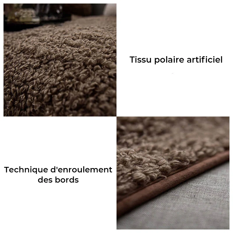 Housse de canapé antidérapante en polaire de luxe - Image 6