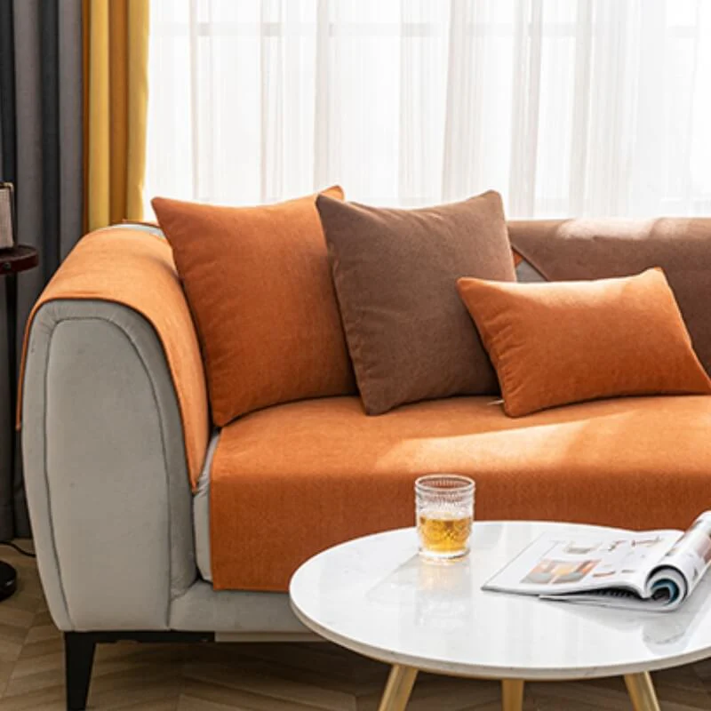 Housse de canapé confortable en chenille - Image 11