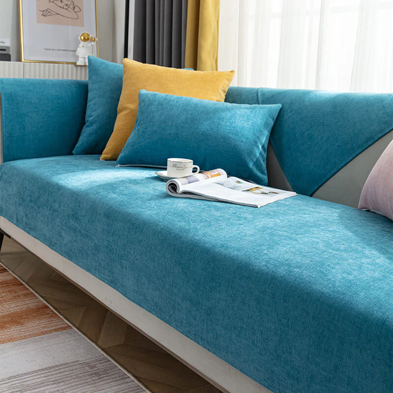 Housse de canapé confortable en chenille - Image 5