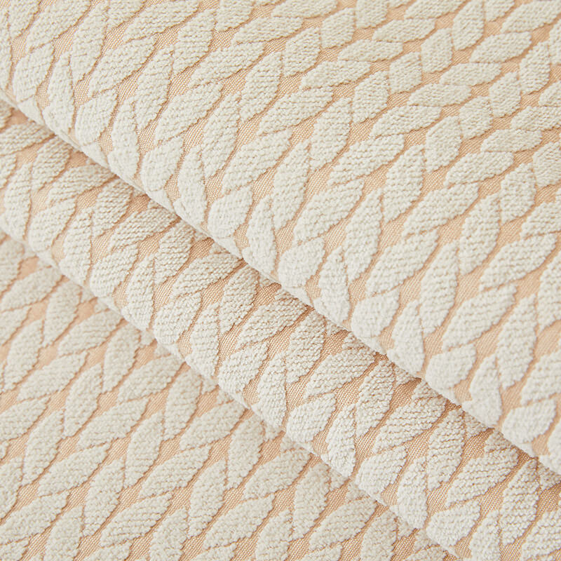 Housse de canapé en chenille à motif d'épis de blé - Image 5