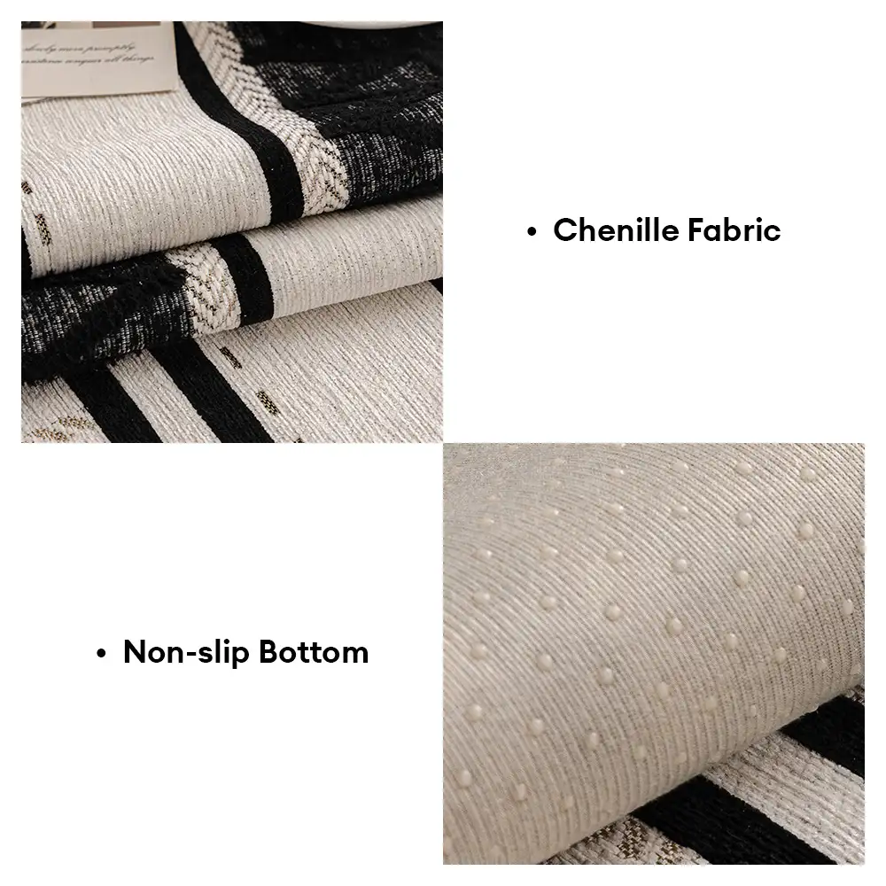 Housse de canapé en chenille bohémienne, résistante aux rayures, protection durable des meubles - Image 4