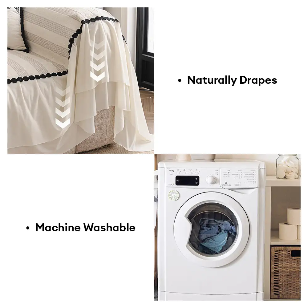 Housse de canapé en chenille résistant aux égratignures et adaptée aux animaux de compagnie, protection anti-dérapante. - Image 7