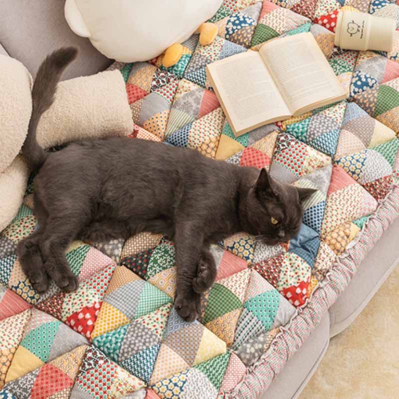 Housse de canapé en coton chic et protectrice pour animaux de compagnie - Image 21