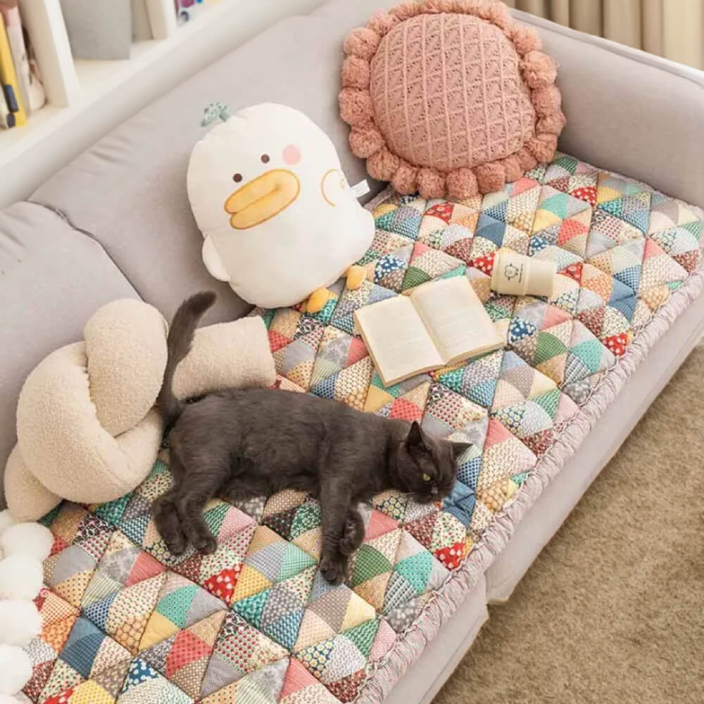 Housse de canapé en coton chic et protectrice pour animaux de compagnie - Image 23