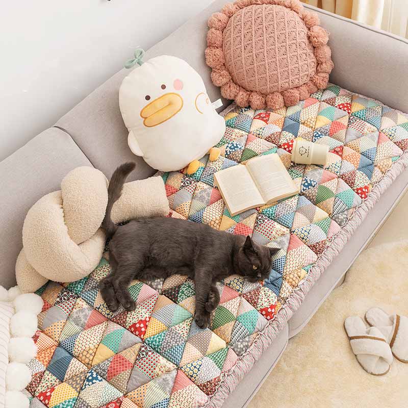 Housse de canapé en coton chic et protectrice pour animaux de compagnie - Image 5