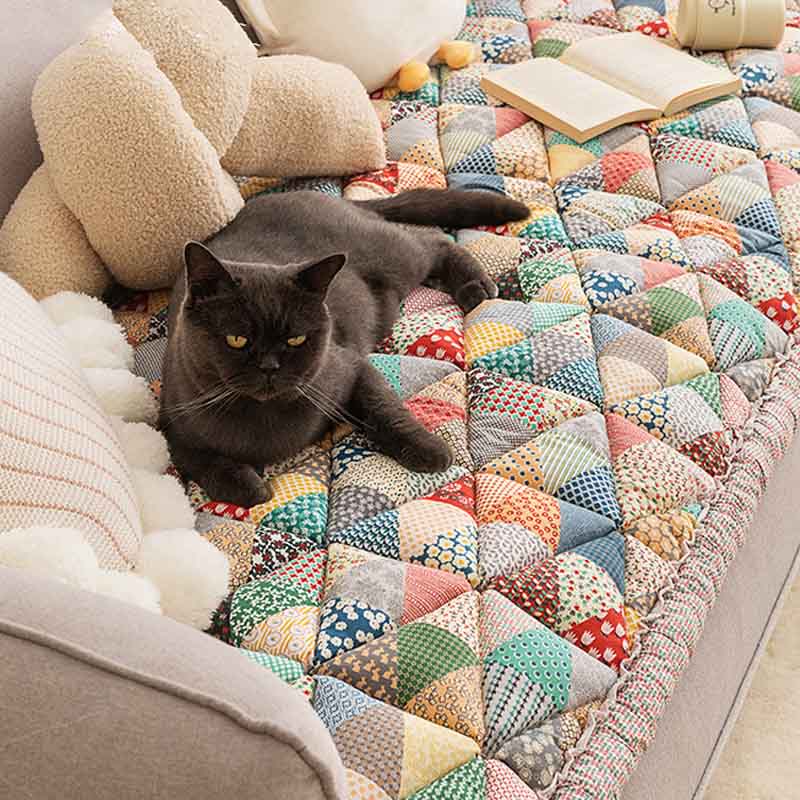 Housse de canapé en coton chic et protectrice pour animaux de compagnie - Image 6
