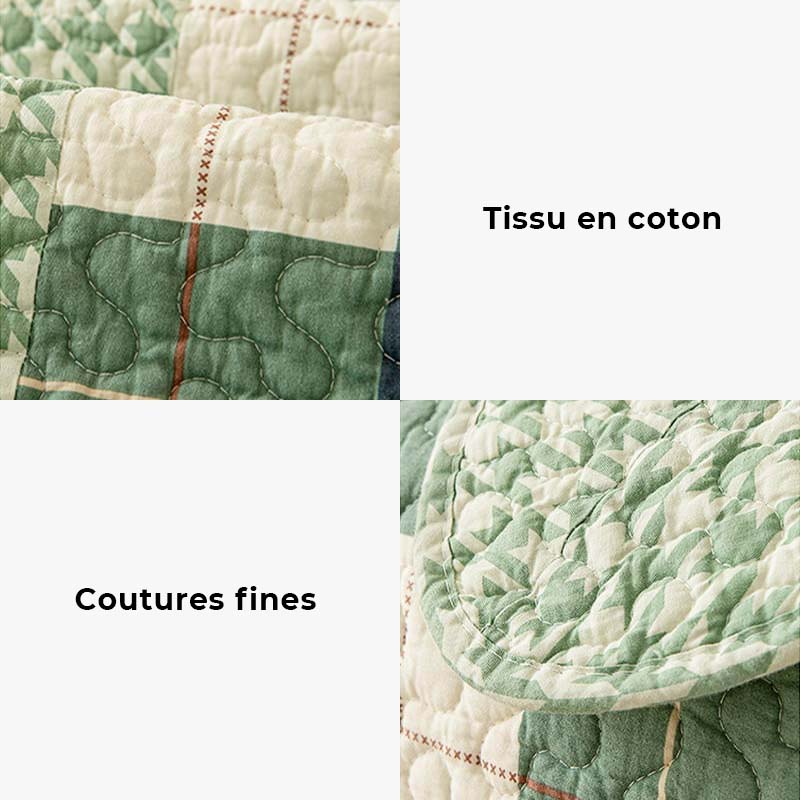 Housse de canapé en coton écossais anti-griffures - Image 4