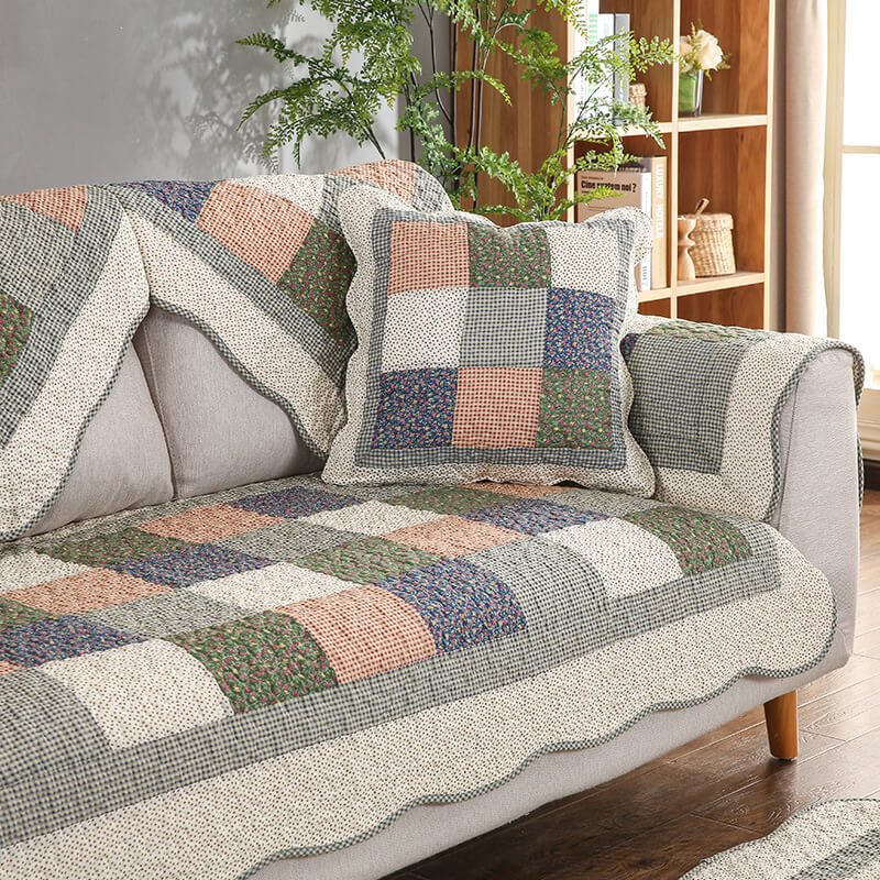 Housse de canapé en coton matelassé lavable et antidérapante - Image 8